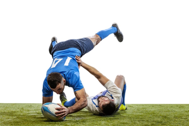 Hip pointer pain possible cause rugby and physical contact sports