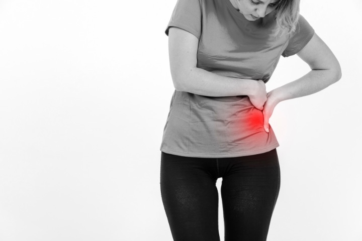 women with radiating hip pain