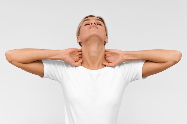 cervical facet joint pain can be self treated with neck stretches